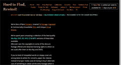 Desktop Screenshot of hardtofindrewind.com